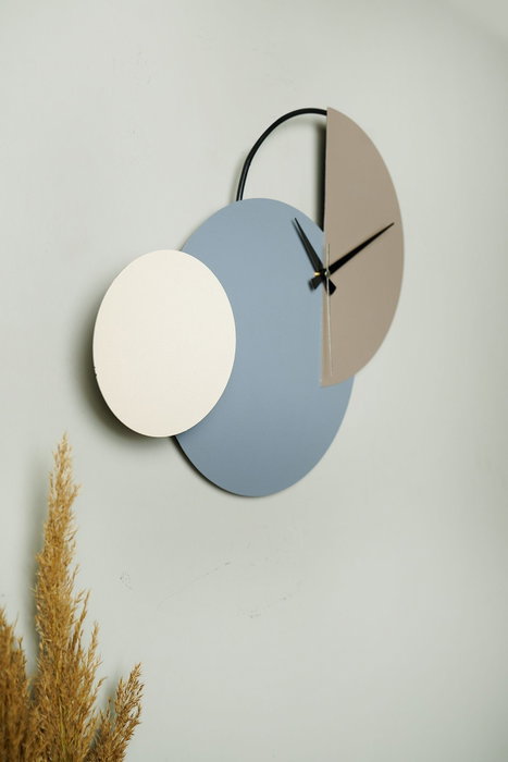 Wallity Myk2097-20 Reloj de Pared Decorativo de Metal